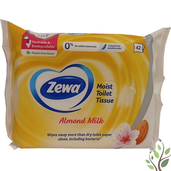 Zewa toalettpapír nedves 42db almond