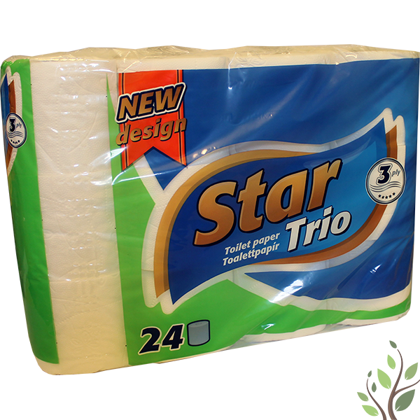 Star Trio toalettpapír 24 tekercs 3 réteg