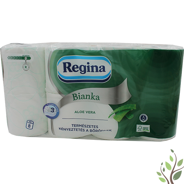 Regina toalettpapír 8 tekercs 3 réteg 150 lap Aloe