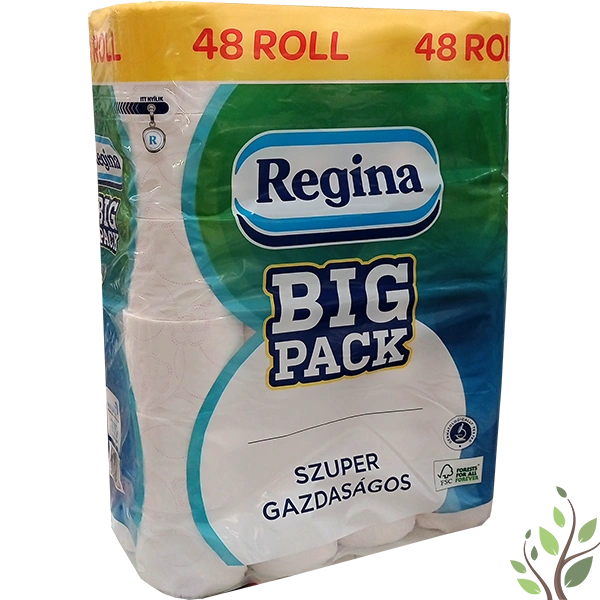 Regina toalettpapír 48 tekercs 2 réteg 140 lap Big pack