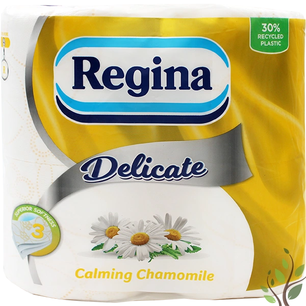 Regina toalettpapír 4 tekercs 3 réteg 150 lap Delicate chamomile
